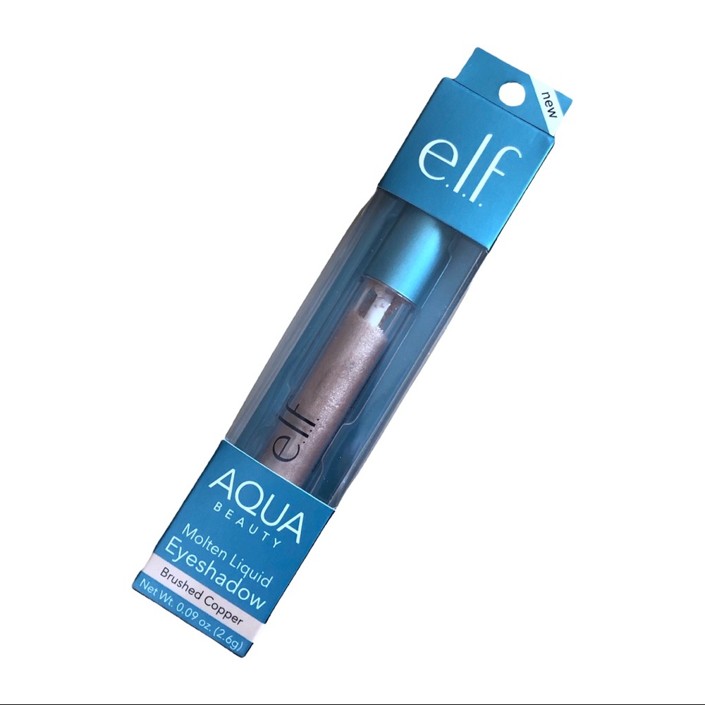 ELF Liquid Eyeshadow Metallic Brushed Copper Cooling Effect Hydrating - Picture 1 of 4